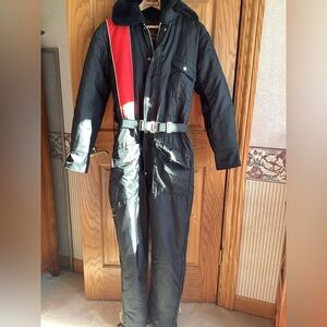 Vintage Walls snowmobile suit/coveralls. Marked Sz L.  See measurements.